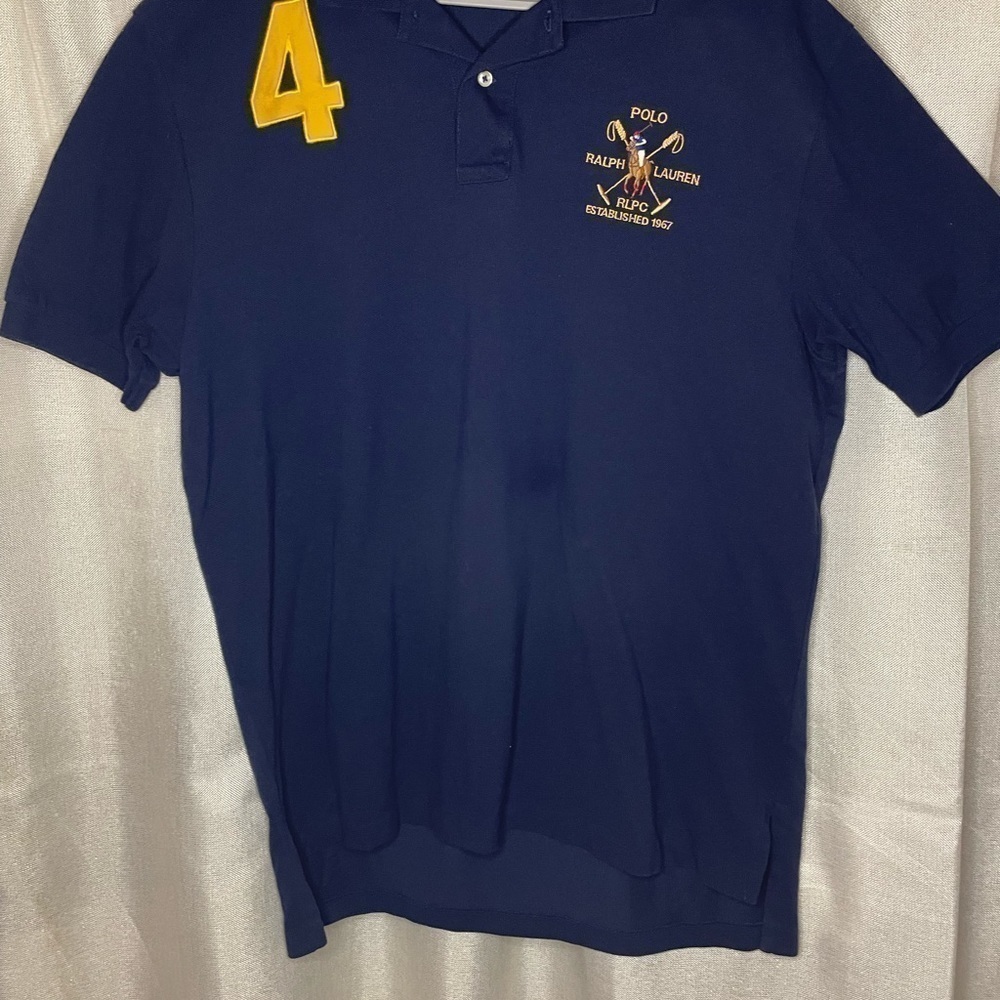 Polo Ralph Lauren Men's Cotton Mesh Polo Shirt blue RLPC Size XL.‌‌‌‌‌‌‌‌‌‌‌‌ - Picture 8 of 11